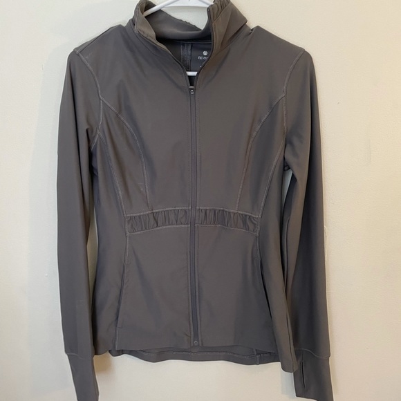 tight athletic jacket